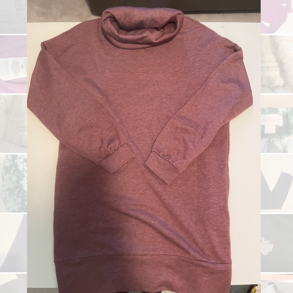 Sweater dress with POCKETS!